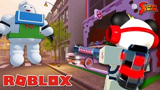 Marshmallow Man Battle in Roblox Ghostbusters Extermination [upl. by Llenna]