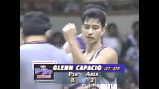 SUNKIST vs PUREFOODS  2ND QUARTER  1995 COMMISSIONERS CUP [upl. by Auburn240]