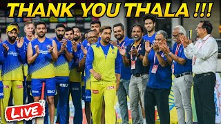 Thank You THALA  CSK PRACTICE SESSION 2024 LIVE [upl. by Eizus]