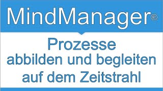 Prozesse abbilden und dokumentieren auf der Zeitachse im MindManager [upl. by Alicul312]