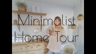 MINIMALIST HOME TOURDownsizing our home [upl. by Tronna]