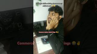 Thought while solving Accountancy Adjustment 😂funny commerce comedy fun viral shorts student [upl. by Jangro383]