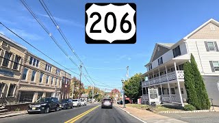 ⁴ᴷ⁶⁰ Driving US Route 206 from Byram Township NJ to Andover NJ [upl. by Keever]