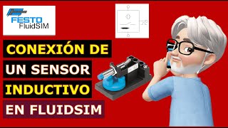 Cómo conectar un sensor inductivo en FluidSim 😊👍 [upl. by Reyotal]