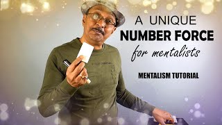 A Unique Number Forcing Technique magic mentalismtutorial [upl. by Derron]