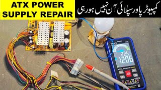 516 How To Repair Computer ATX Power Supply [upl. by Adnauqal]