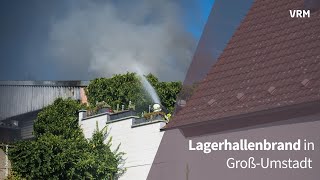 Lagerhallenbrand in GroßUmstadt [upl. by Tongue]