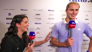 Alexander Zverev Told Get Away From Me by Laura Robson in Hilarious Interview Moment [upl. by Klara171]