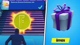 Sammle Konzertmünzen ein Fortnite Tones And I Aufträge GRATIS ITEM bekommen KonzertMünzen [upl. by Ical]