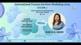 Cognitive Defusion Techniques  International Trauma Survivor Workshop 2024  Session 3  Peacify [upl. by Akinwahs]