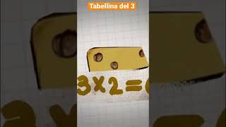 Tabelline 3  shorts education educational maestre matematica school scuolaprimaria scuola [upl. by Idelia]