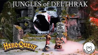 Creating An EPIC HeroQuest Jungle Delthrak Board Stepbystep Guide [upl. by Auahsoj]