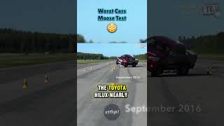 These Cars Failed the Moose Test 😱🚗💥 [upl. by Fanestil575]