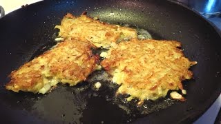 how to make Latkes Potato Pancakes Hanukkah [upl. by Tahmosh]