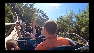 Tonnerre de Zeus  Rollercoaster POV  Parc Asterix France [upl. by Allsun]