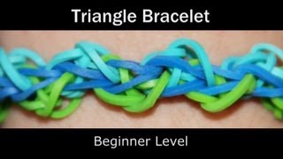 Rainbow Loom® Triangle Bracelet [upl. by Braeunig]