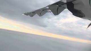 Finnair NORRA ATR 72500 takeoff Vilnius VNO [upl. by Orlantha]