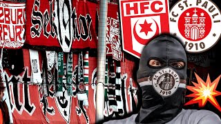 quotNie wieder Deutschlandquot Halle vs Sankt Pauli [upl. by Lorre]