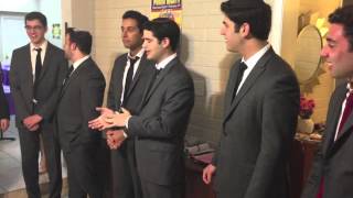 Singing the Maccabeats song when GUESS who stops by  Hanukkah [upl. by Luanni]