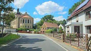 Driving in Germany 🇩🇪  SCHLEGEL  One Of The Most Beautiful Village in Görlitz Region  Sachsen 4k [upl. by Macleod]