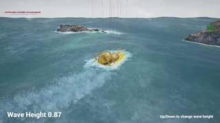 UE4 Physical Ocean and Object Foam with Distance Fields [upl. by Atarman345]