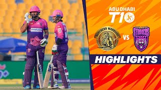 Northern Warriors vs New York Strikers  Abu Dhabi T10  Match 9  Highlights  JioCinema [upl. by Altheta]