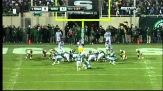 2009 6 Iowa at Michigan State Highlights [upl. by Fulton]