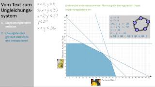 Lineare Optimierung 2  Textaufgaben verstehen [upl. by Ayahs]