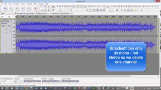 Editing audio files for Broadsoft [upl. by Petua918]