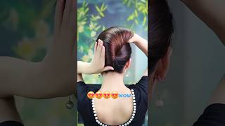 Point finger hair style  beautiful hair style easy hair style shortvideo [upl. by Clarke]