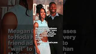 Meagan Good addresses dating Jonathan Majors with Hoda Kotb shorts [upl. by Ergener]