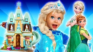 LEGO 41068 FROZEN Elsas Sparkling Ice Arendelle Castle Celebration Palace Disney Princess Christmas [upl. by Dulla]