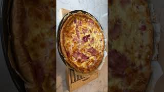 Quiche aux lardons fumés et jambon blanc ♥️ [upl. by Mccormick]