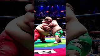 Cute baby wrestling ring match so cute Funny cute baby competition now [upl. by Dermott]