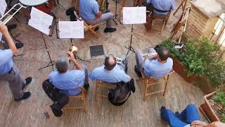 La Banda tra i Monumenti Storici del mio paese Ferrandina Sagrato Chiesa Addolorata San Rocco 2024 [upl. by Aninotna]