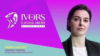 The Ivors Classical Awards 2023 Dobrinka Tabakova Winners Speech [upl. by Ashely]