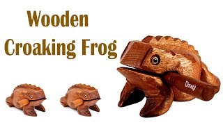 Wooden Croaking Frog 🐸🐸 [upl. by Sanoy301]