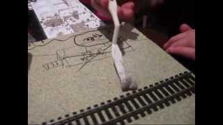 How to Ballast OO scale track [upl. by Chaim]