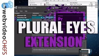 Install Plural Eyes Extension in Adobe Premiere CS 6 [upl. by Abra]