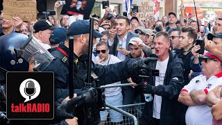 Anger as Tommy Robinson jailed for contempt of court [upl. by Riamo]