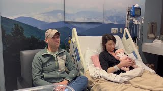 Parents of first baby born in 2024 at Mission Hospital [upl. by Bernice]