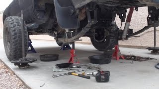 Broken Axle Shaft and Leaky ARB Locker Repair 2003 Nissan Frontier 2wd [upl. by Gurl]