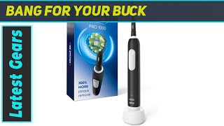 OralB Pro 1000 CrossAction The Best Electric Toothbrush for Plaque Removal [upl. by Clorinda]