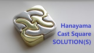 ENIGMA Hanayama Puzzle Full Solution [upl. by Ruberta350]