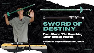 Swordier Reproduction  The quotSword of Destinyquot From Crouching Tiger Hidden Dragon Movie swordier [upl. by Simaj]