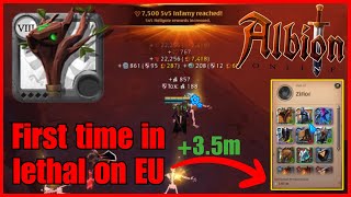 Our first LETHAL 5v5s on EU  Albion Online [upl. by Fortna]