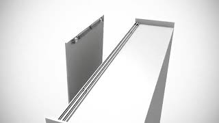 Hettich TopLine XL sliding door fitting 360p [upl. by Mcleroy]