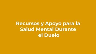 SE 86  Recursos y Apoyo para la Salud Mental [upl. by Ailime425]