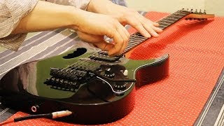 How to Change Guitar Strings on a Floyd Rose Tremolo bridge [upl. by Cerelia]