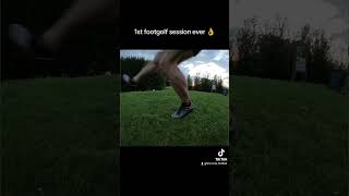 1st footgolf session ever 👌 footgolf morangis football [upl. by Britta]